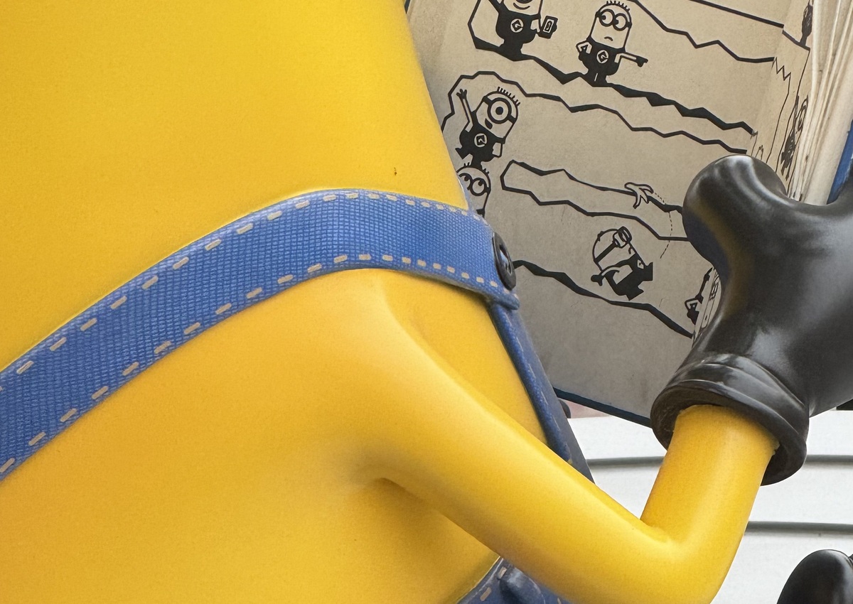 Деталь Minions-зоны с картой в Universal Beijing